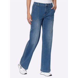 Heine - Comfortabele Jeans - Blue-bleached - Lange Maten - Wijd
