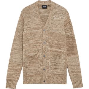 Lyle & Scott Gebreid vest  bruin gemêleerd