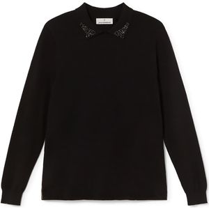 Lola Casademunt Trui  crème / karamel / zwart