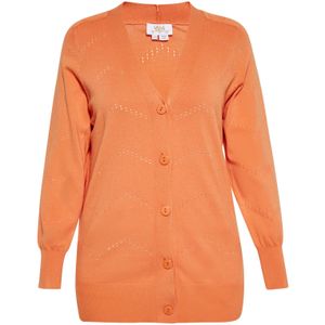 usha FESTIVAL Gebreid vest  perzik