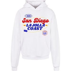 F4NT4STIC Sweatshirt 'San Diego'  donkerblauw / geel / rood / wit