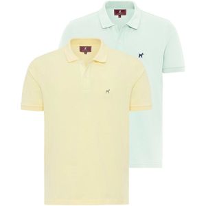 Williot Shirt  donkergeel / mintgroen