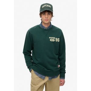 Superdry Sweatshirt  beige / donkergroen