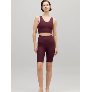 Hey Honey Leggings 'Biker Ribbed'  wijnrood