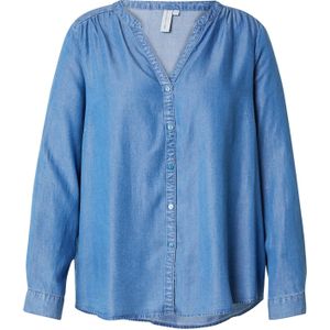 ONLY Carmakoma Blouse 'CARSema'  blauw denim