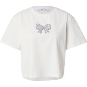 ABOUT YOU Shirt 'Elfi'  zilver / wit