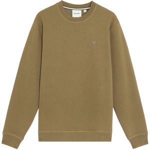 Lyle & Scott Sweatshirt 'Diagonal Weave'  olijfgroen