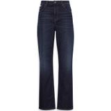 Denim - Effen - Heavy Washed - High Waist - Regular Fit - Lang