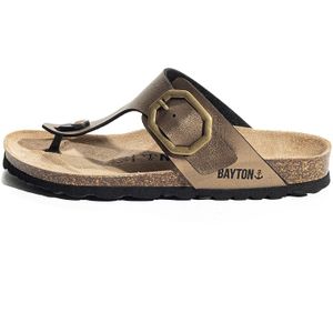 Bayton Teenslipper 'MERCURE'  brons / zwart