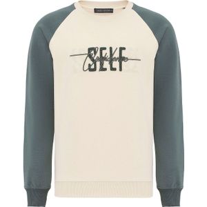 Jacey Quinn Sweatshirt  duifblauw / offwhite