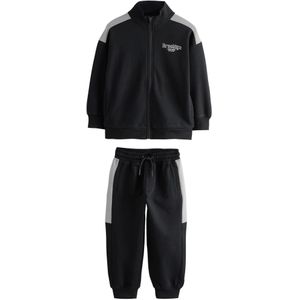Next Joggingpak  lichtgrijs / zwart / wit