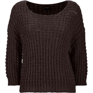 MADELEINE Trui  donkerbruin