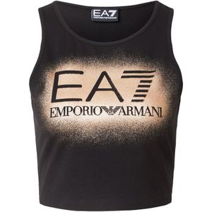EA7 Emporio Armani Top  mosterd / zwart / wit