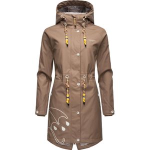 MARIKOO Functionele mantel  geel / taupe / wit