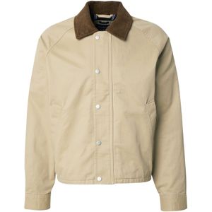 Abercrombie & Fitch Tussenjas  bruin / lichtbruin