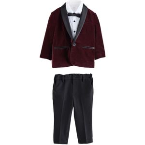 Next Set  bourgogne / zwart / wit