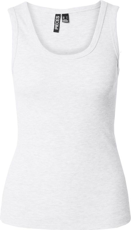 PIECES Top 'PCMay'  lichtgrijs