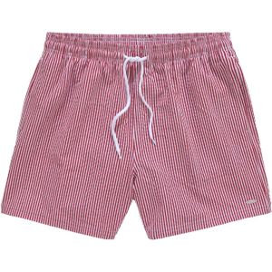 Look - Gestreept - Zwembroek - Rood/Wit - Polyester