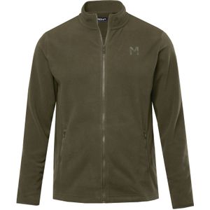 Men Plus Fleece jas  olijfgroen