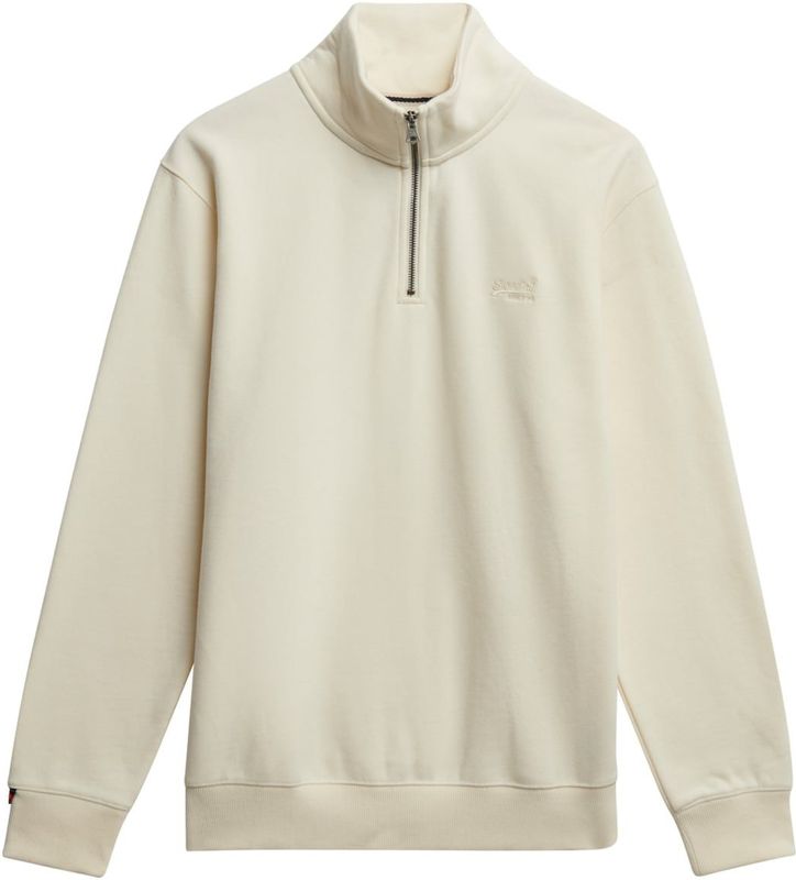 Superdry - Essential Logo Half Zip - Trui - Losse Pasvorm