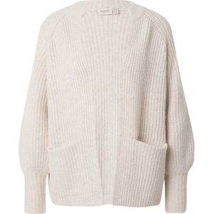 Fransa Gebreid vest 'Beverly'  lichtgrijs