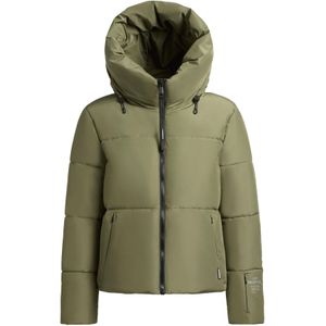 khujo Winterjas 'Audrey Matt'  groen