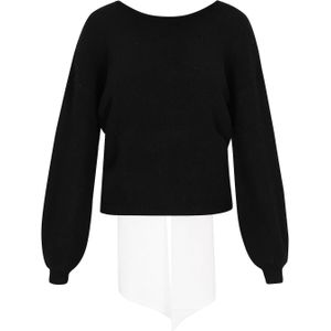 faina Trui  zwart / wit