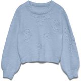VERO MODA Trui 'VMBlossom'  lichtblauw