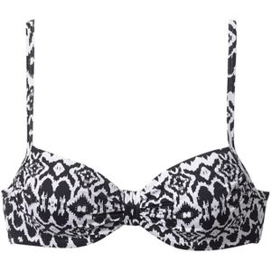 LASCANA Bikinitop 'Grace'  zwart / wit