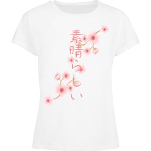 F4NT4STIC Shirt  pink / wit