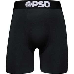 PSD Boxershorts 'SOLIDS'  zwart / wit