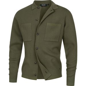 INDICODE JEANS Gebreid vest 'Bellino'  kaki