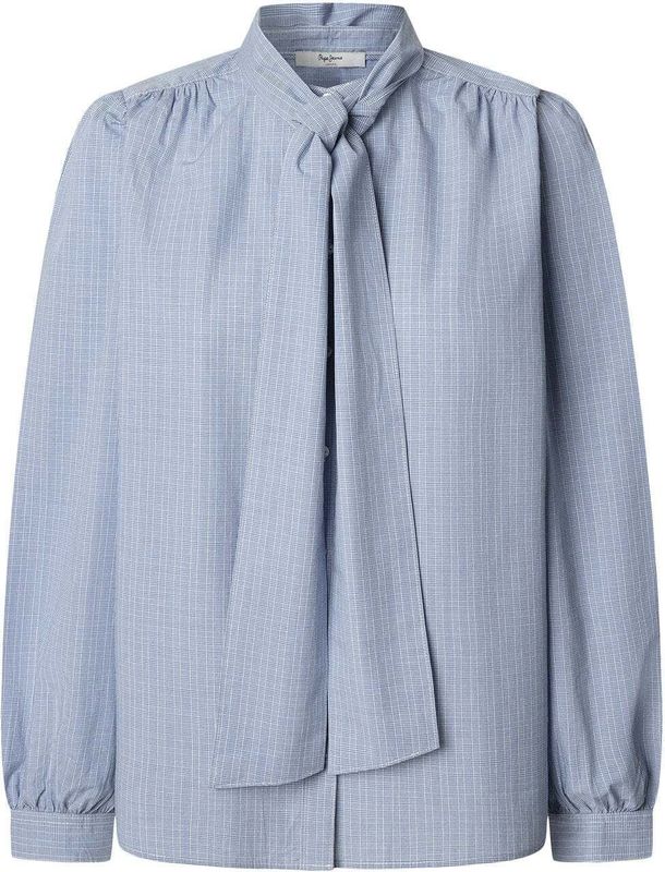 Pepe Jeans - Loratycy - Blouse - Duifblauw - Lange Mouw