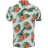 Overhemd - Bloemenprint - Viscose - Regular Fit - Knoopsluiting