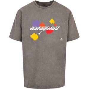 F4NT4STIC Shirt 'Atari Asteroids Retro Gameplay'  grijs / gemengde kleuren