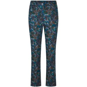 Goldner Broek 'Louisa'  royal blue/koningsblauw / bruin / wit