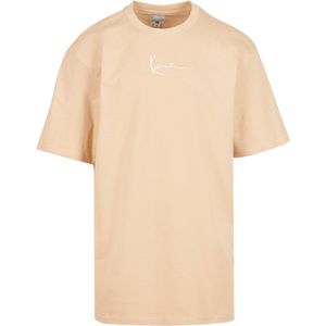 Karl Kani Shirt 'Essential'  chamois / wit