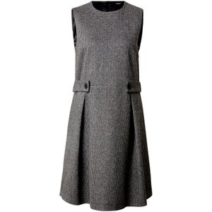 Weekend Max Mara Kokerjurk 'RIAD'  donkergrijs / wit