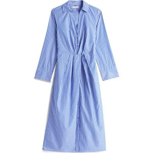 TOMMY HILFIGER Blousejurk  blauw / wit