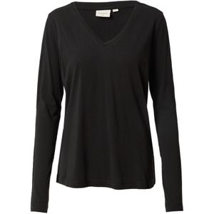 Longsleeve - Effen - Jersey - V-hals - Lange Mouw - Slanke Pasvorm