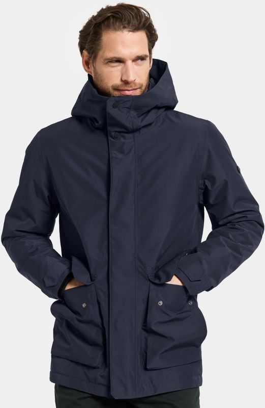 Didriksons - Liam - Regenjas - Donkerblauw - Heren - Waterkolom 10.000 mm