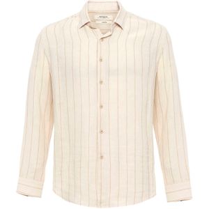 Antioch Overhemd  beige / donkerbeige