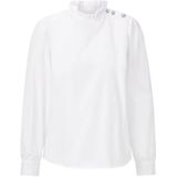 Rich & Royal - Blouse - Wit - Wijde Blouse - Lange Mouw