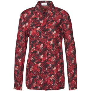 Goldner Blouse  rood / zwart / wit