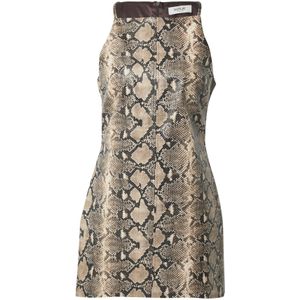 REPLAY Jurk  sand / zwart