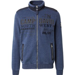 CAMP DAVID Sweatvest  navy / zwart