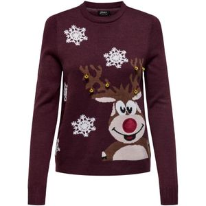 Onlxmas - Gebreide Pullover - O-hals - Lange Mouwen