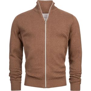 Kronstadt Gebreid vest 'Carlo'  karamel