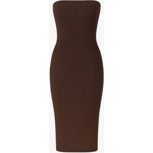 Nudyess Zomerjurk 'Melrose Maxi'  donkerbruin