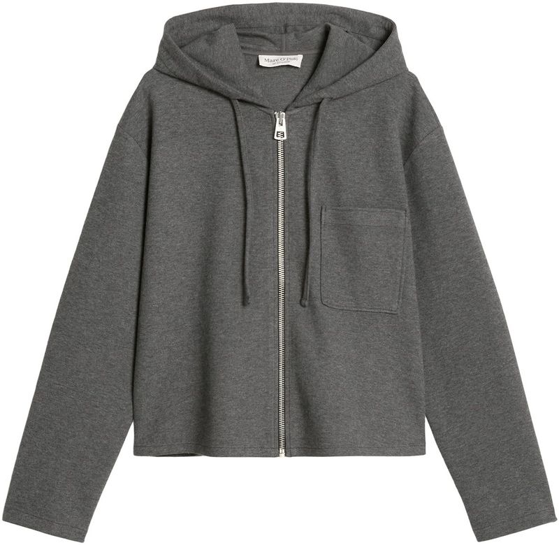 Marc O'Polo Sweatvest  donkergrijs